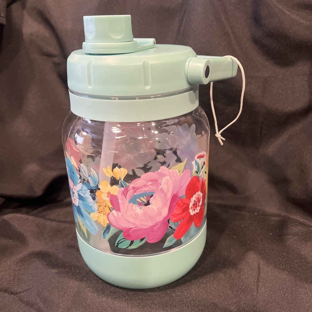 The Pioneer Woman 96oz Tritan Water Jug - Sweet Romance - New